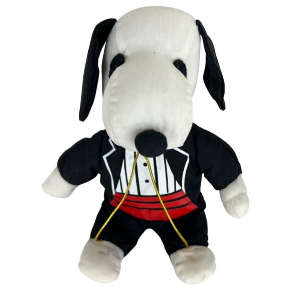 Whitmans Snoopy Plush In Tuxedo With Heart Shaped Empty Candy Box Valentines Day - Picture 3 of 11